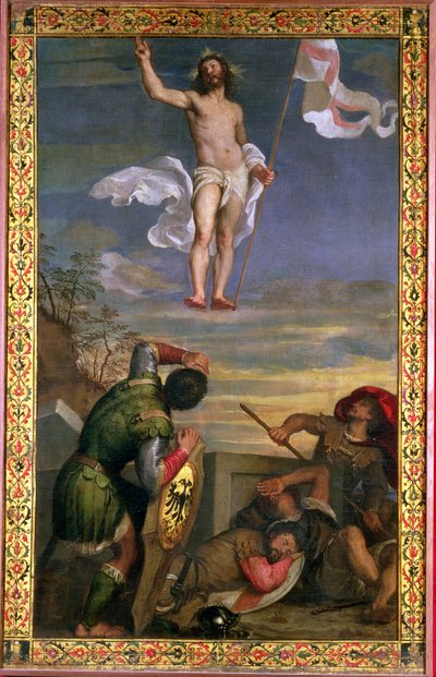 La Resurrección de Cristo de Tiziano Vecelli